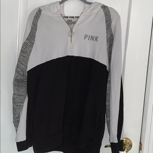 PINK half zip sweatshirt